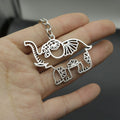 Metal Simple Elephant Keychain Animal Bag Charm Gift view 4