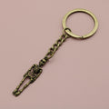 Metal Skeleton Figure Keychain Punk Bag Charm Gift view 6