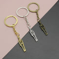 Metal Skeleton Figure Keychain Punk Bag Charm Gift view 1