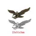Zinc Alloy Eagle Charm Pendant No.854329 for DIY Necklace Bracelet Jewelry Making view 1