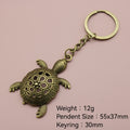 Metal Turtle Keychain Bag Charm view 2