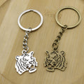 Zinc Alloy Tiger Head Keychain Bag Charm Gift view 4