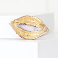Alloy Rhinestone Lips Brooch Pin For Elegant Lapel Decoration view 3