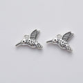 Zinc Alloy Bird Charm Pendant No.499841 for DIY Necklace Bracelet Jewelry Making view 2