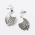 Zinc Alloy Peacock Charm Pendant No.543175 for DIY Necklace Bracelet Jewelry Making view 2