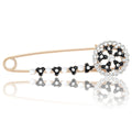 Metal Alloy Enamel Flower Brooch Pin For Women Clothing Accessories view 1