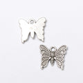 Zinc Alloy Butterfly Charm Pendant No.016805 for DIY Necklace Bracelet Jewelry Making view 4