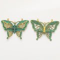 Zinc Alloy Butterfly Charm Pendant No.904215 for DIY Necklace Bracelet Jewelry Making view 2