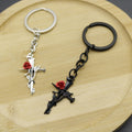 Zinc Alloy Minimalist Cross Keychain Bag Charm Gift view 3