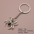 Metal Minimal Spider Keychain Bag Charm Wholesale Gift view 2