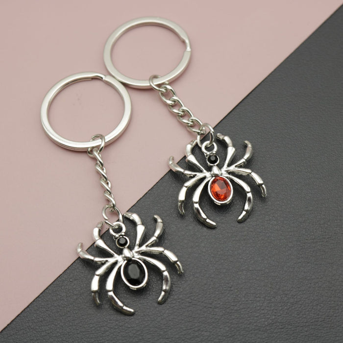 Metal Minimal Spider Keychain Bag Charm Wholesale Gift
