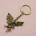 Metal Flying Dragon Keychain Fantasy Bag Charm Gift view 6