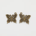 Zinc Alloy Butterfly Charm Pendant No.218502 for DIY Necklace Bracelet Jewelry Making view 3