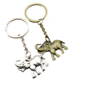 Zinc Alloy Elephant Shape Keychain For Bag Charm Gift – Antique Copper view 5