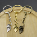Metal Leaf Keychain Bag Charm Gift view 4