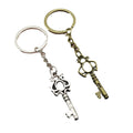 Metal Key Shaped Keychain Key Ring Gift view 5