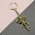 Zinc Alloy Elephant Keychain Simple Bag Charm Gift view 1