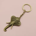 Zinc Alloy Elephant Keychain Simple Bag Charm Gift view 2
