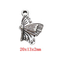 Vintage DIY Jewelry Accessory Zinc Alloy Butterfly Pendant Charm For Bracelet Making view 1