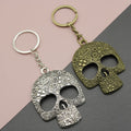 Zinc Alloy Skull Head Keychain For Key Ring Gift view 1