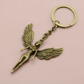 Metal Angel Keychain Minimalist Bag Charm Gift view 6