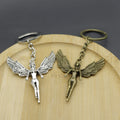 Metal Angel Keychain Minimalist Bag Charm Gift view 4