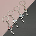 Metal Evil Eye Keychain Protection Bag Charm Gift view 1