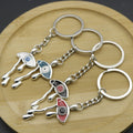 Metal Evil Eye Keychain Protection Bag Charm Gift view 3