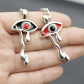 Metal Evil Eye Keychain Protection Bag Charm Gift view 4
