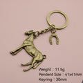 Metal Horse Keychain Bag Charm view 2