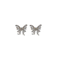 Minimalist Zircon Butterfly Clip-on Earrings, No Piercing Light Luxury Ear Cuffs view 5