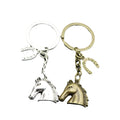Antique Bronze Zinc Alloy Horse Head Keychain Car Key Ring view 5