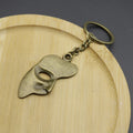 Zinc Alloy Face Mask Keychain for Bag Charm Gift view 3