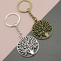 Zinc Alloy Tree of Life Keychain Bag Charm – Antique Copper view 1