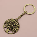 Zinc Alloy Tree of Life Keychain Bag Charm – Antique Copper view 6