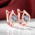 Korean Fashion Elegant Round Ear Cuff Earrings Personalized Trendy Statement Earrings For Women view 2