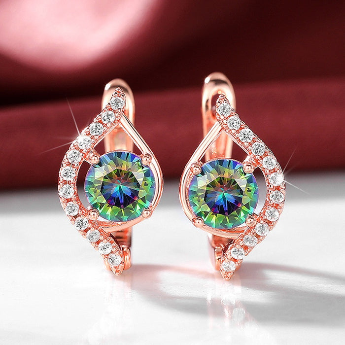 Korean Fashion Elegant Round Ear Cuff Earrings Personalized Trendy Statement Earrings For Women