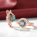 Korean Fashion Elegant Round Ear Cuff Earrings Personalized Trendy Statement Earrings For Women view 3