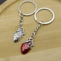 Metal Heart Organ Keychain For Novelty Gift Key Ring view 4