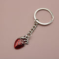 Metal Heart Organ Keychain For Novelty Gift Key Ring view 6