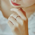 Minimalist Fashion Pattern Handmade Ring For Women, Niche Pinky And Index Finger Jewelry view 4