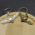 Zinc Alloy Wing Skull Keychain Gothic Bag Charm Gift view 3