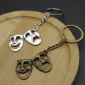 Zinc Alloy Mask Keychain Simple Bag Charm Gift view 4