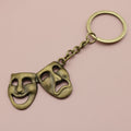 Zinc Alloy Mask Keychain Simple Bag Charm Gift view 6