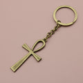 Metal Cross Keychain Bag Charm – Antique Copper view 6
