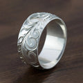 New Simple Embossed Vine Women Ring Fashion Travel Souvenir Finger Ring Jewelry Accessories view 1