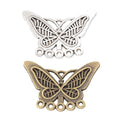 Vintage DIY Jewelry Accessory Zinc Alloy Butterfly Pendant Charm For Necklace Making view 4