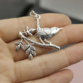 Metal Minimalist Magpie Keychain Bag Charm view 3