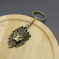 Zinc Alloy Crown Lion Keychain Bag Charm Gift view 4