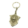 Metal Lion Tag Keychain Minimalist Bag Charm Gift view 5